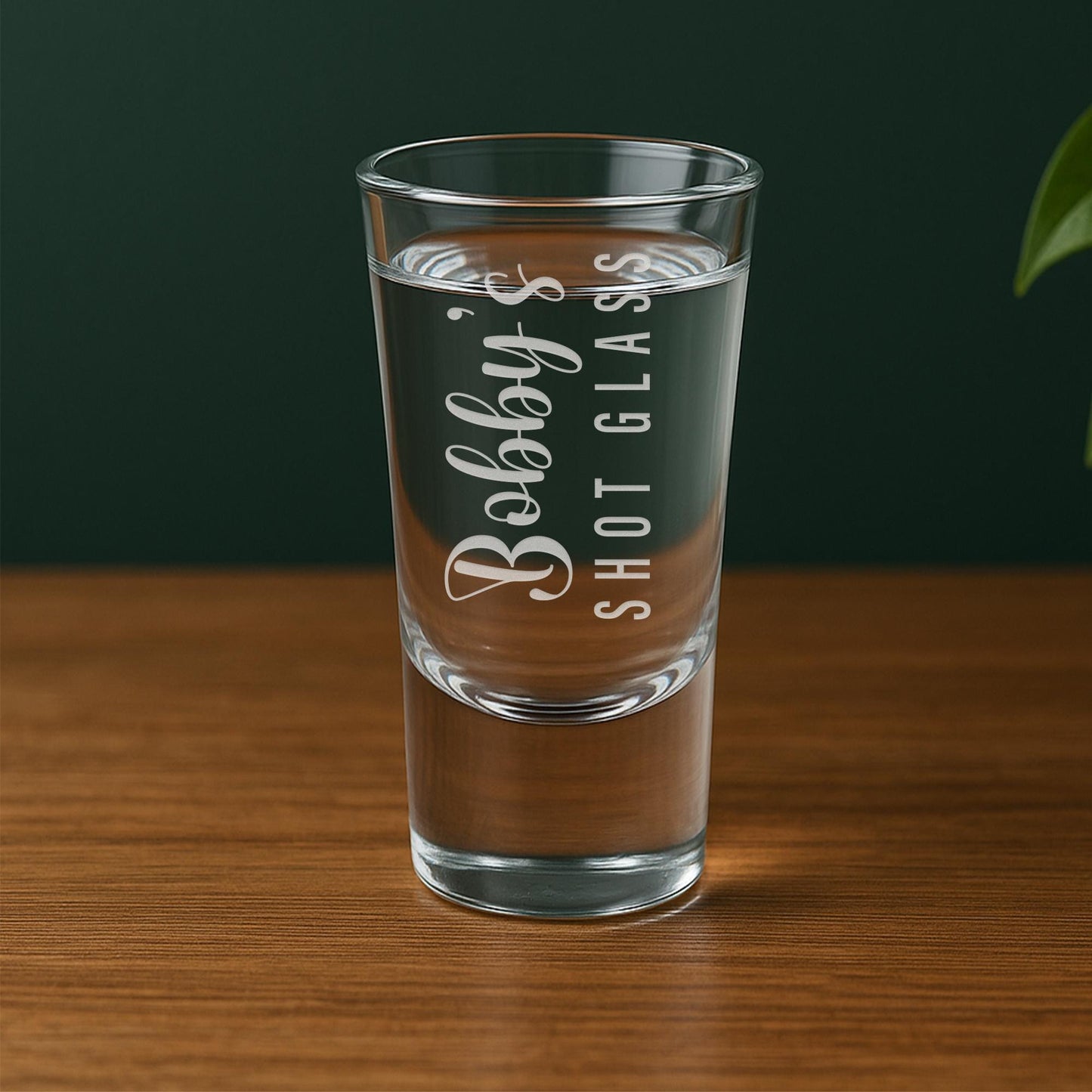 Custom Engraved Shot Glass | Name Shot Glass - Chic Flow Design | Personalised Gift | Custom Engraved Name | Birthday Gift for Him or Her