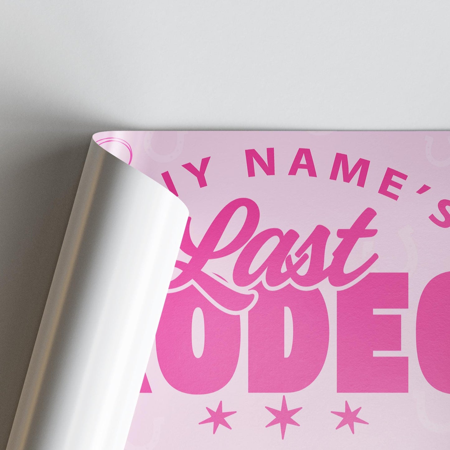 Personalised Hen Party Decor | Last Rodeo Theme | Custom Name & Photo Hen Do Banner | Pink Cowgirl Theme | Western Bachelorette Decor
