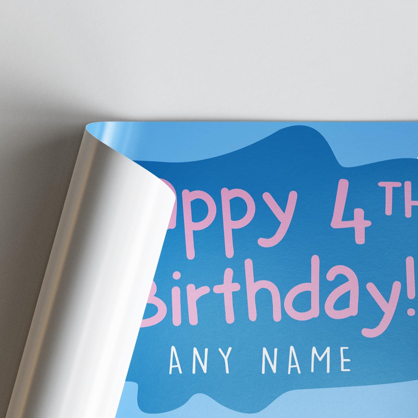 Personalised Birthday Banner - Little Pig | Custom Name & Photo | Cartoon TV Show-Inspired Banner | Birthday Party decor for Young Kids
