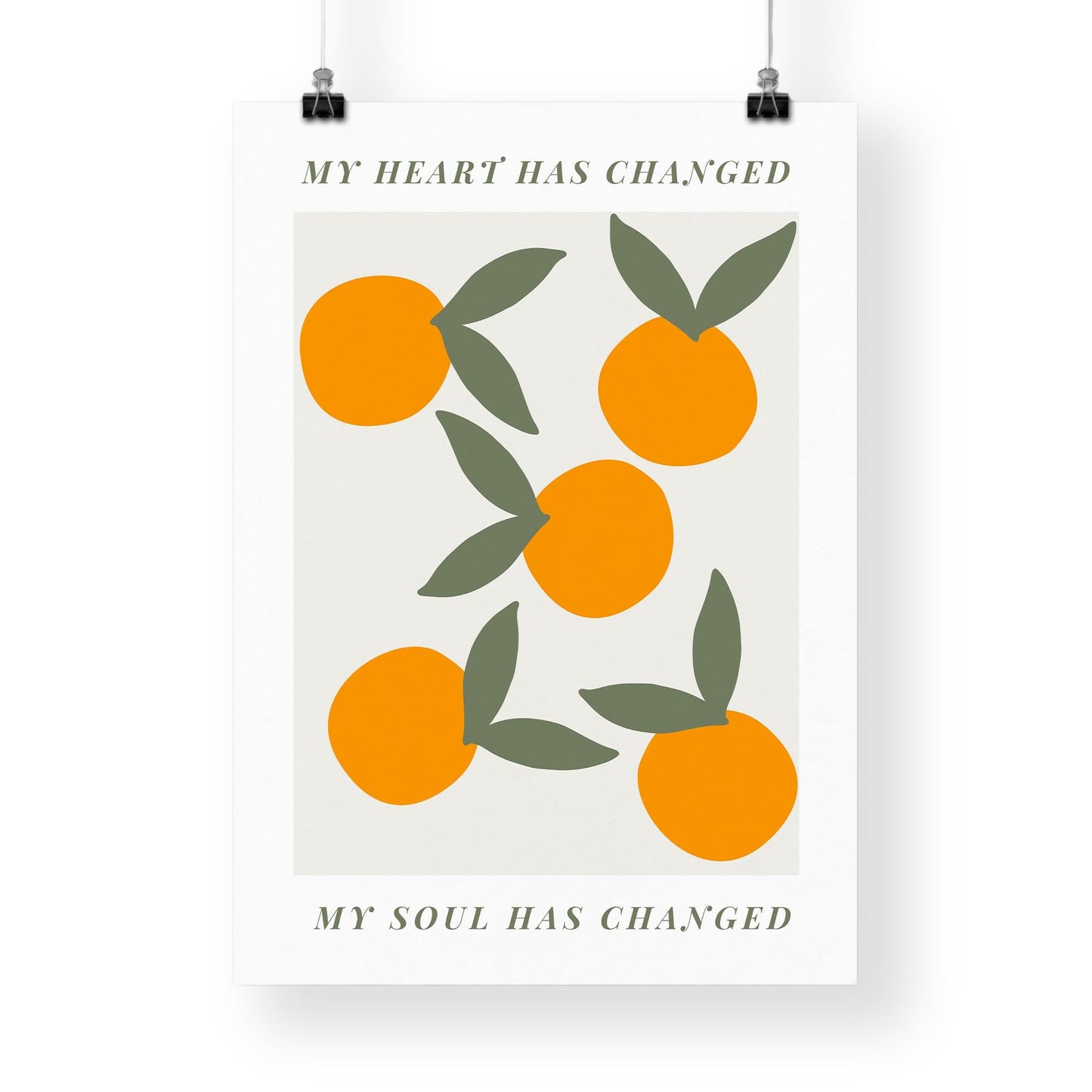 Orange Juice Lyric-Inspired Wall Art Print  Minimalist Orange Pattern: Illustrated Indie Music Quote Poster, Modern Home Decor