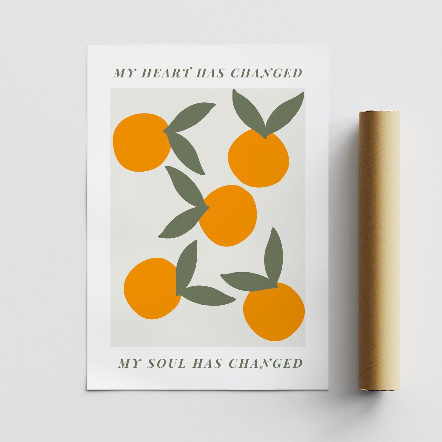 Orange Juice Lyric-Inspired Wall Art Print  Minimalist Orange Pattern: Illustrated Indie Music Quote Poster, Modern Home Decor