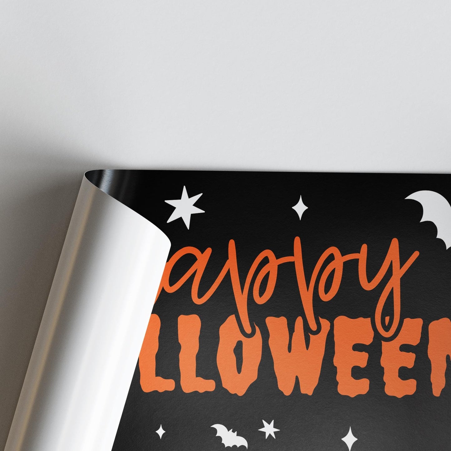 Happy Halloween Banner  Ghost & Skull: Reusable Halloween Decor, Haunted House Party Decoration, Spooky Photo Backdrop, Seasonal Decor