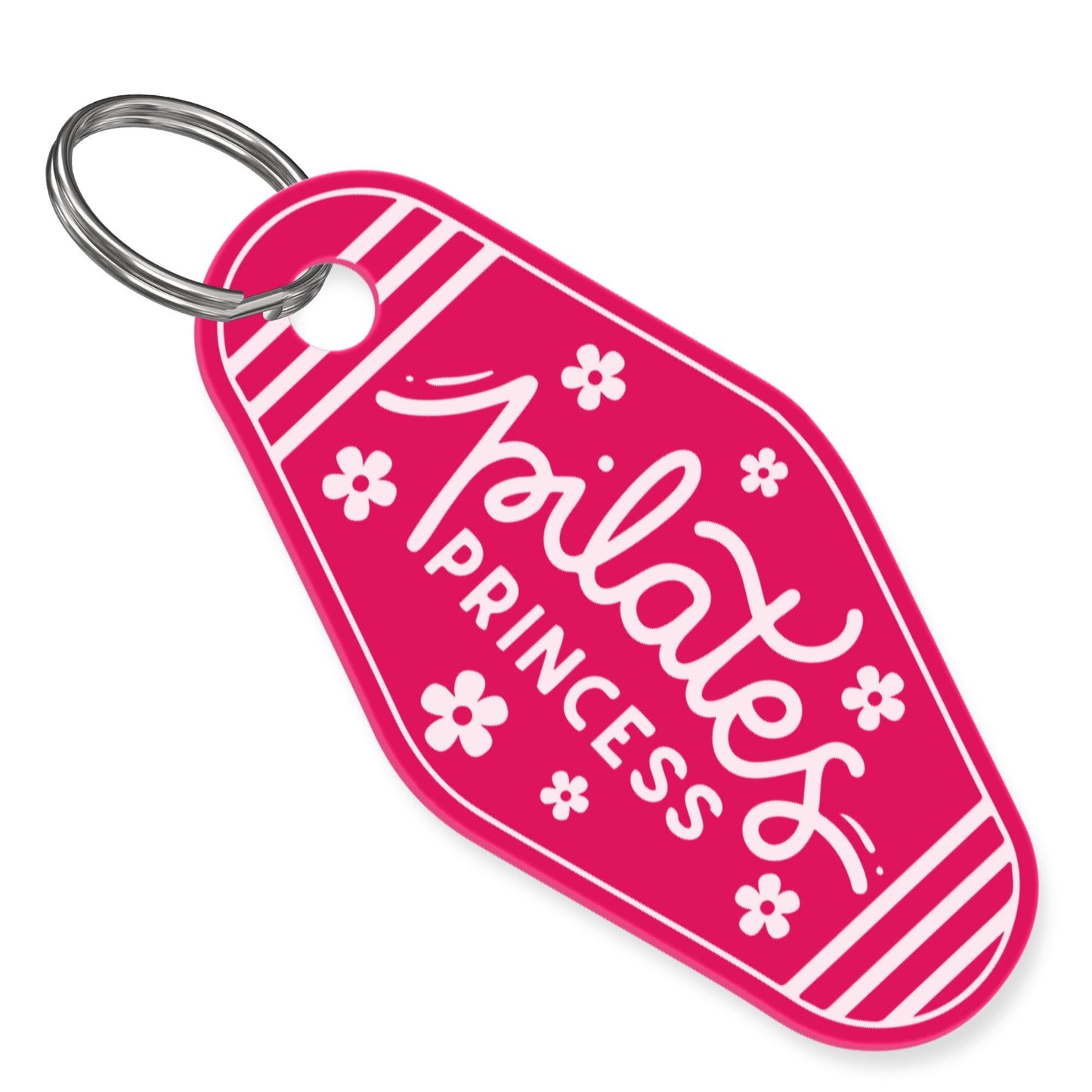 Pilates Princess Keyring  Floral Motel Style Keychain | Pilates Accessories for Her, Pilates Instructor Gifts, Cute Pilates Lover Present