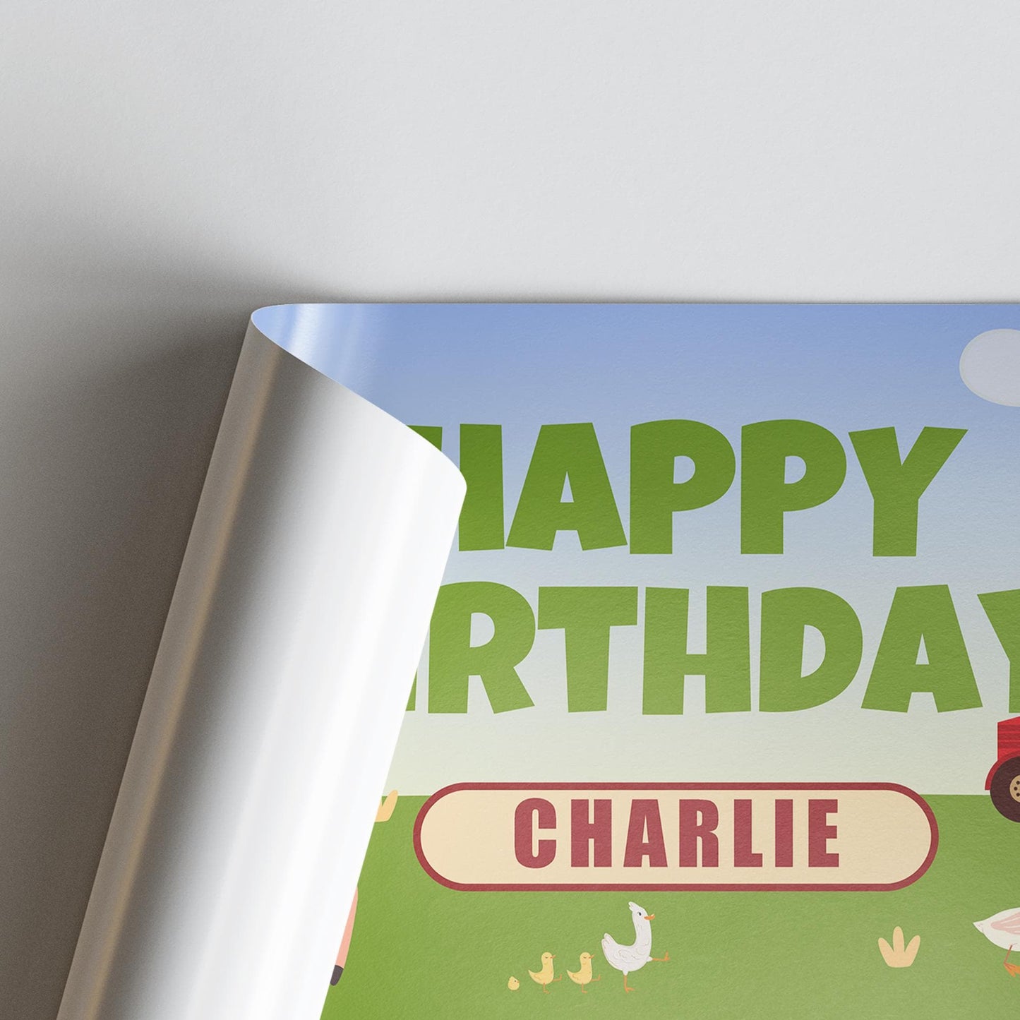 Personalised Farm Birthday Banner with Photo & Name  Kids Birthday Party Decoration | Farm Animals | Barnyard Theme | Party Decor for Kids