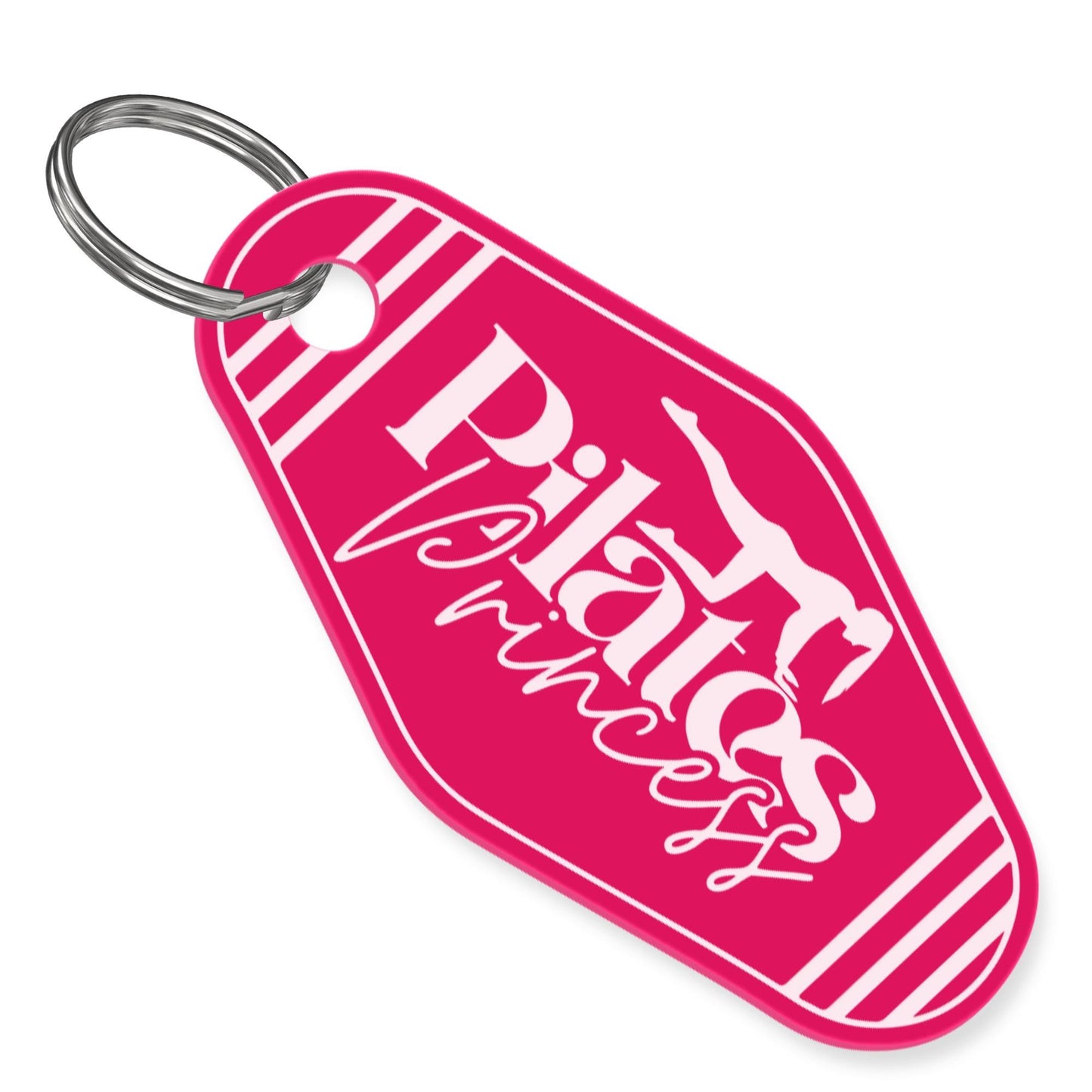 Pilates Princess Keyring  Pilates Pose Design: Motel Style Acrylic Keychain | Pilates Instructor Gifts, Pilates Lover Keyring, Gift for Her