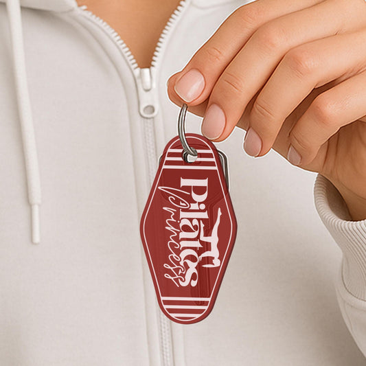Pilates Princess Keyring  Pilates Pose Design: Motel Style Acrylic Keychain | Pilates Instructor Gifts, Pilates Lover Keyring, Gift for Her