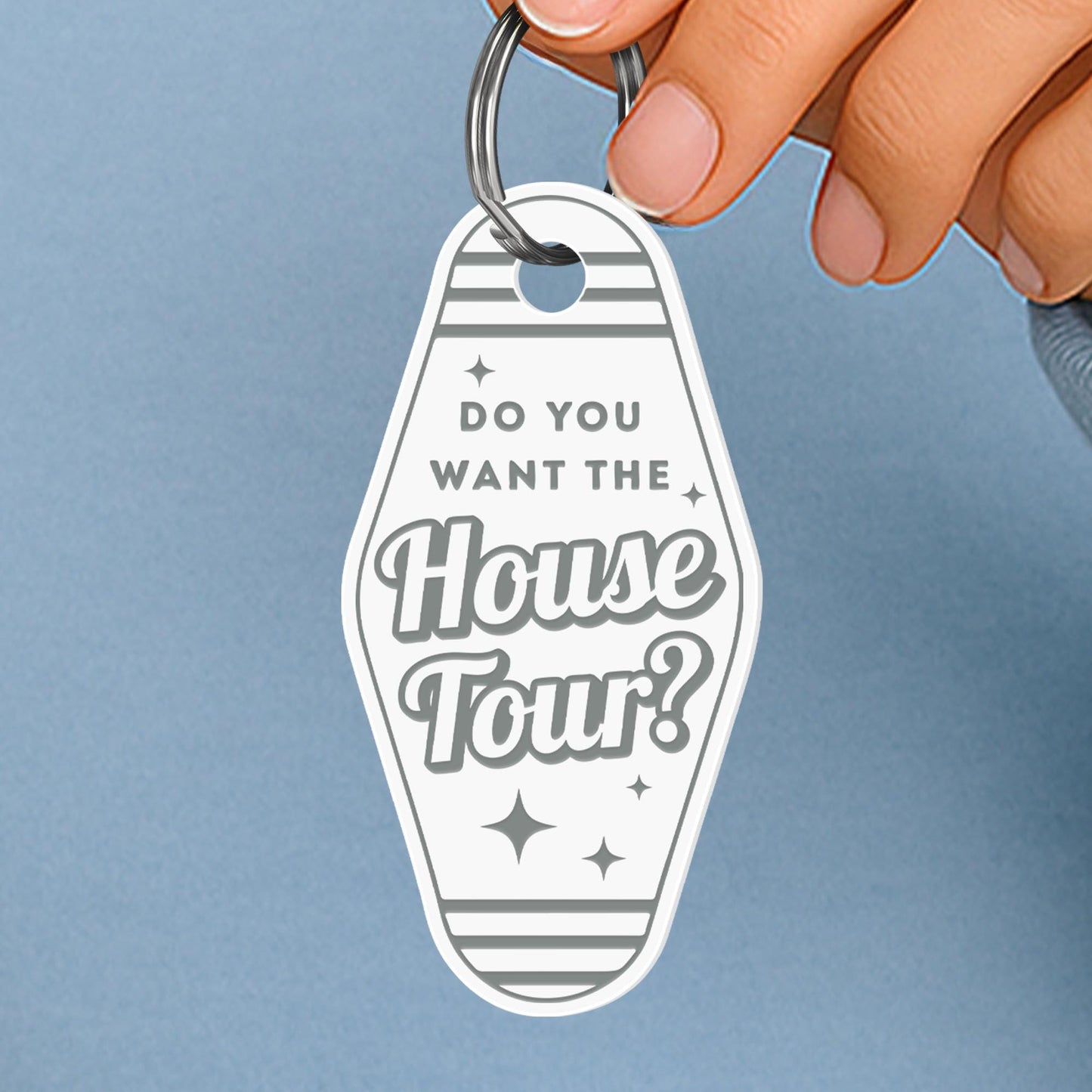 House Tour Keyring  Stars: Motel Style Lyric-Inspired Keychain | Cute Fan Gift, Pop Music Aesthetic, Bag & Key Accessory | Gift for Her