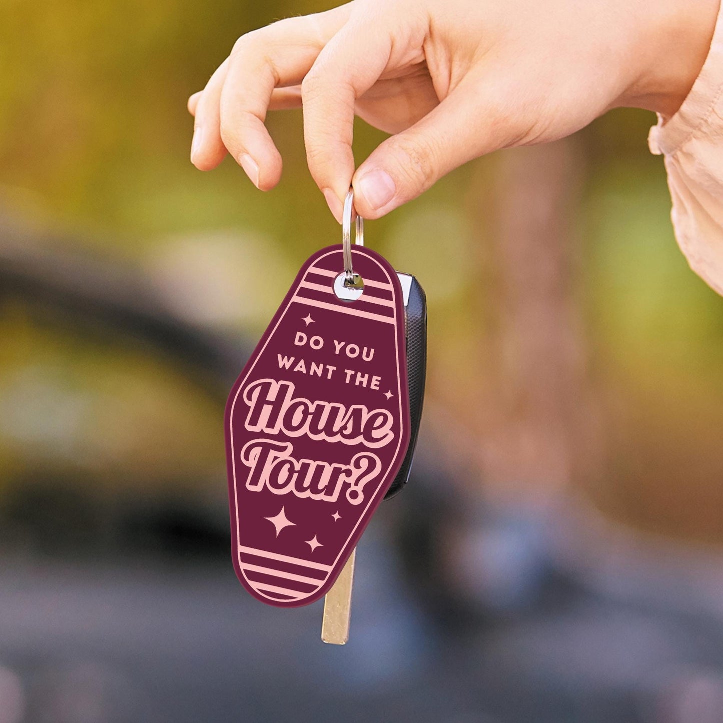 House Tour Keyring  Stars: Motel Style Lyric-Inspired Keychain | Cute Fan Gift, Pop Music Aesthetic, Bag & Key Accessory | Gift for Her
