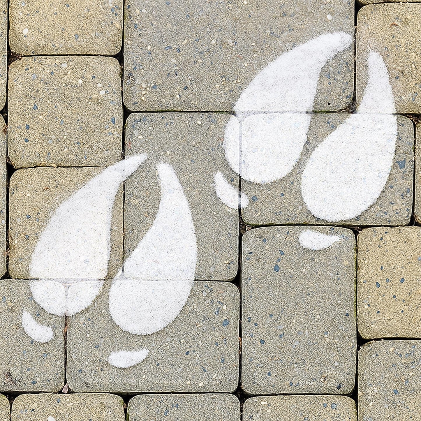 Reindeer Hoof Stencil  Reusable Reindeer Footprint Template for Fake Snow or Flour  Christmas Footprint Decoration for Christmas Morning