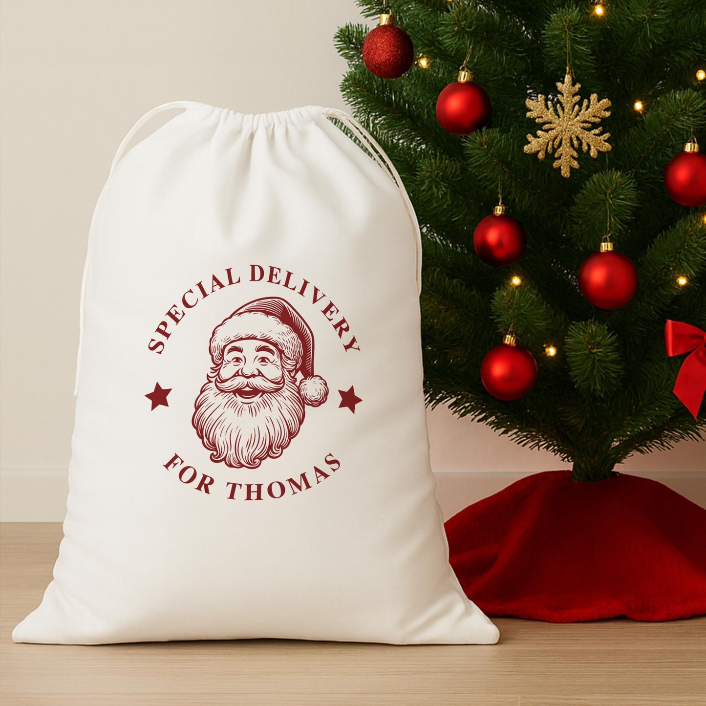 Personalised Santa Sack | Custom Christmas Special Delivery Santa Gift Bag