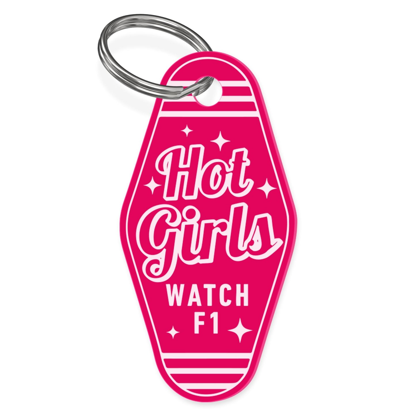 Formula 1 Keyring  F1 Gift for Her | Hot Girls Watch F1 | Motel Style Keychain