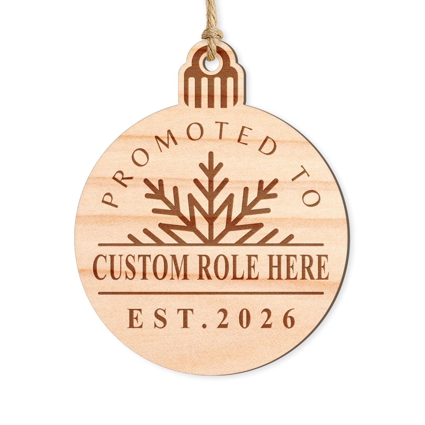 Personalised Baby Announcement Christmas Gift Bauble - Custom Pregnancy Reveal Christmas Ornament