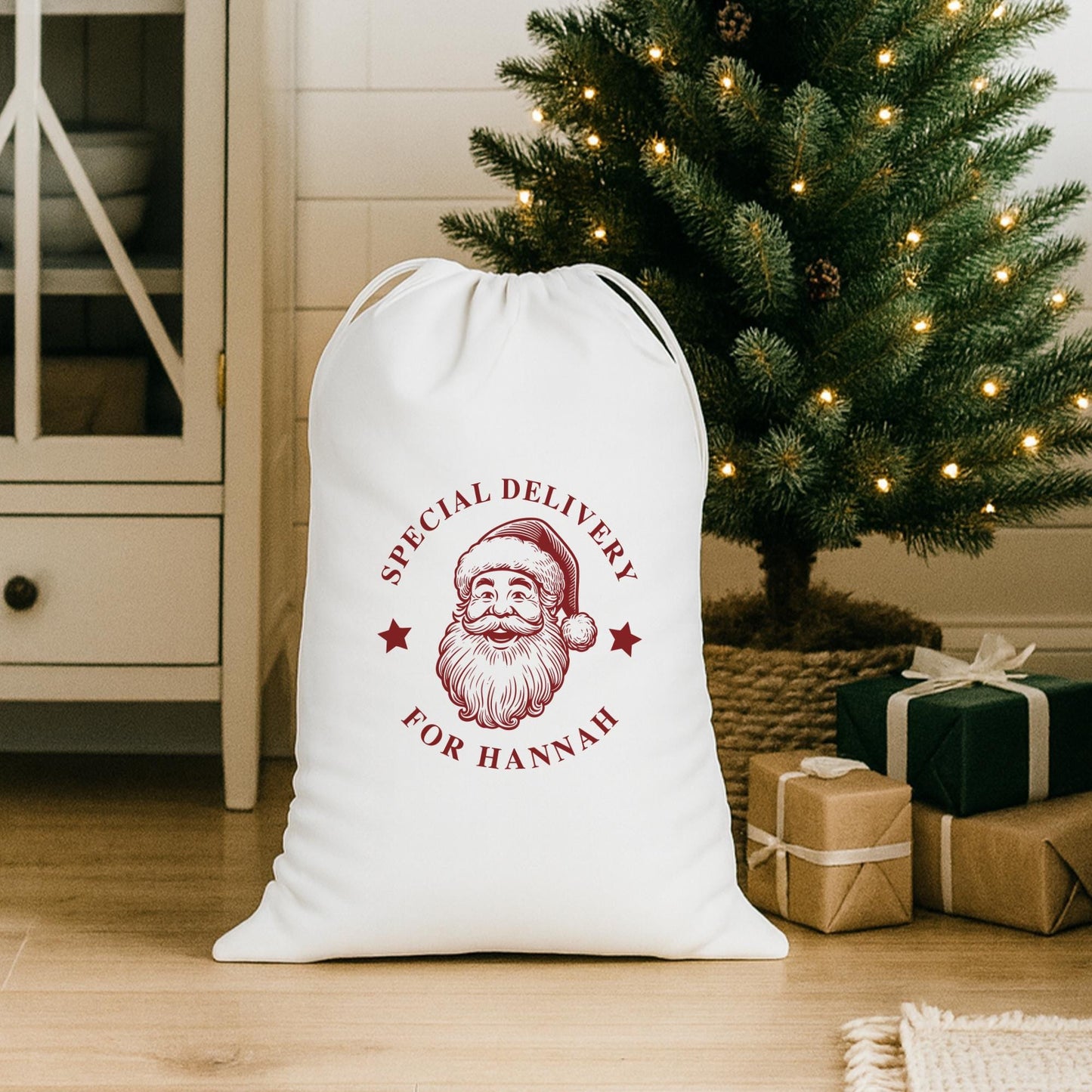 Personalised Santa Sack | Custom Christmas Special Delivery Santa Gift Bag