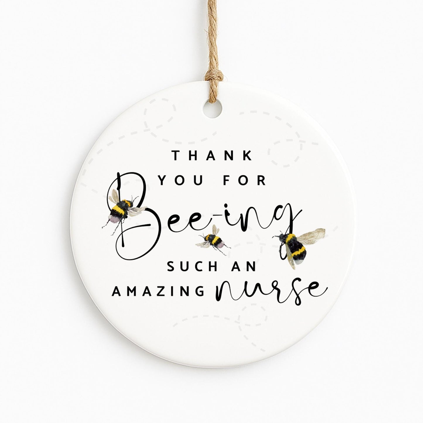 Nurse Thank You Ornament  Beeing an Amazing Nurse Keepsake Gift  NHS Appreciation Gift