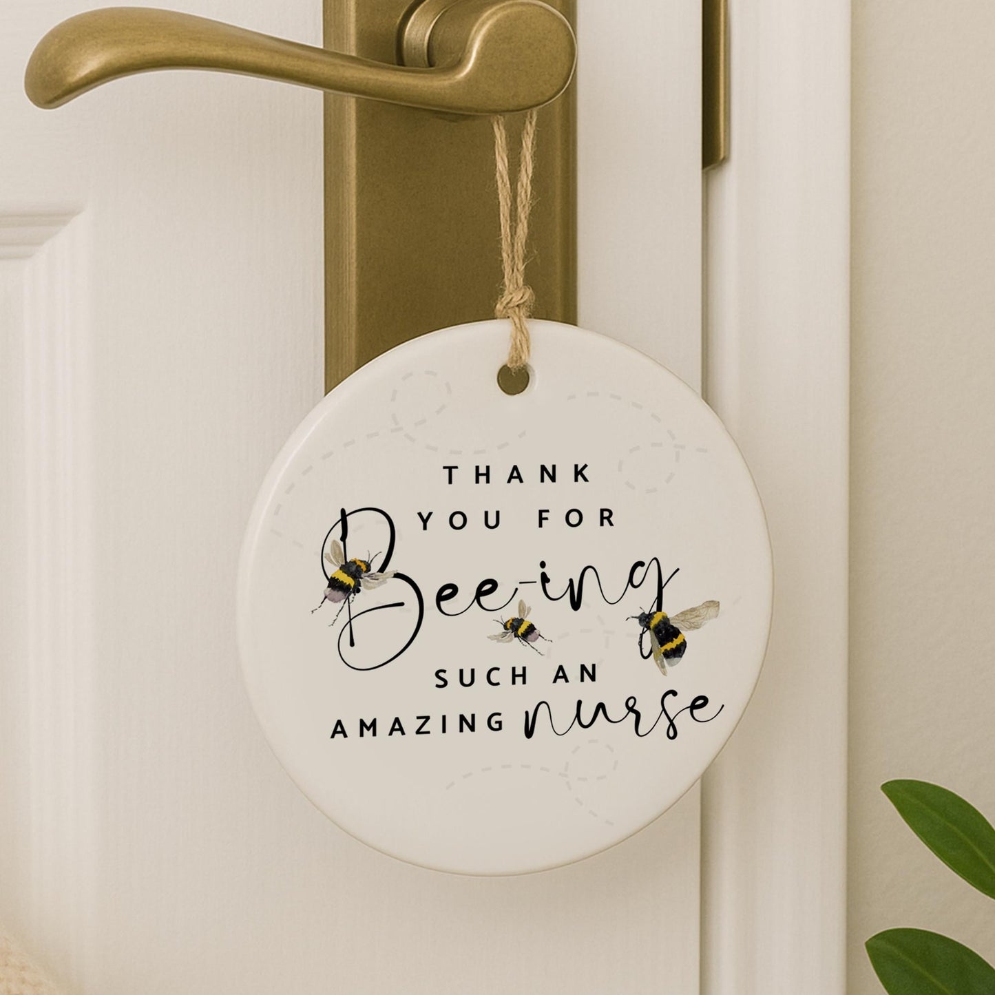 Nurse Thank You Ornament  Beeing an Amazing Nurse Keepsake Gift  NHS Appreciation Gift