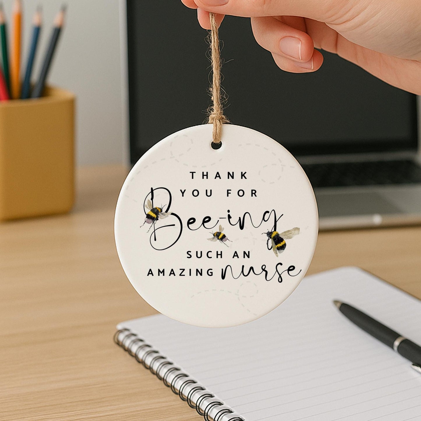 Nurse Thank You Ornament  Beeing an Amazing Nurse Keepsake Gift  NHS Appreciation Gift