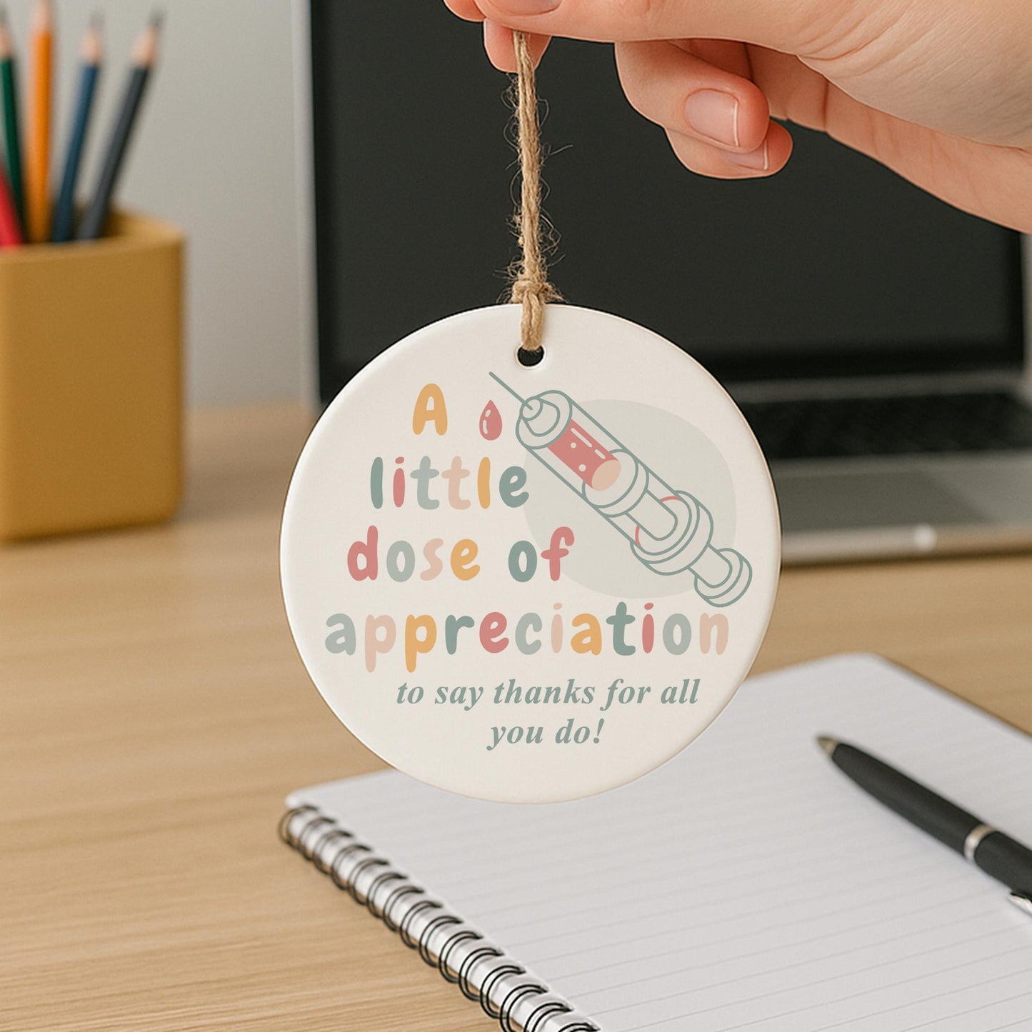 Nurse Thank You Gift Ornament  A Little Dose of Appreciation  NHS Thank You Gift