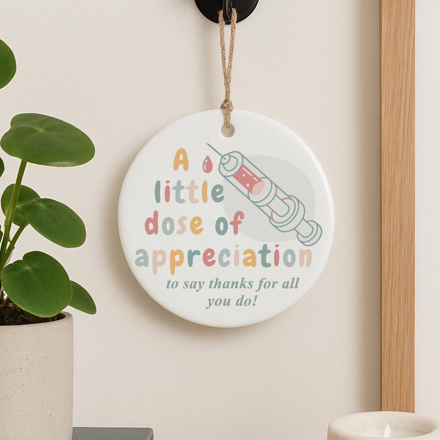 Nurse Thank You Gift Ornament  A Little Dose of Appreciation  NHS Thank You Gift
