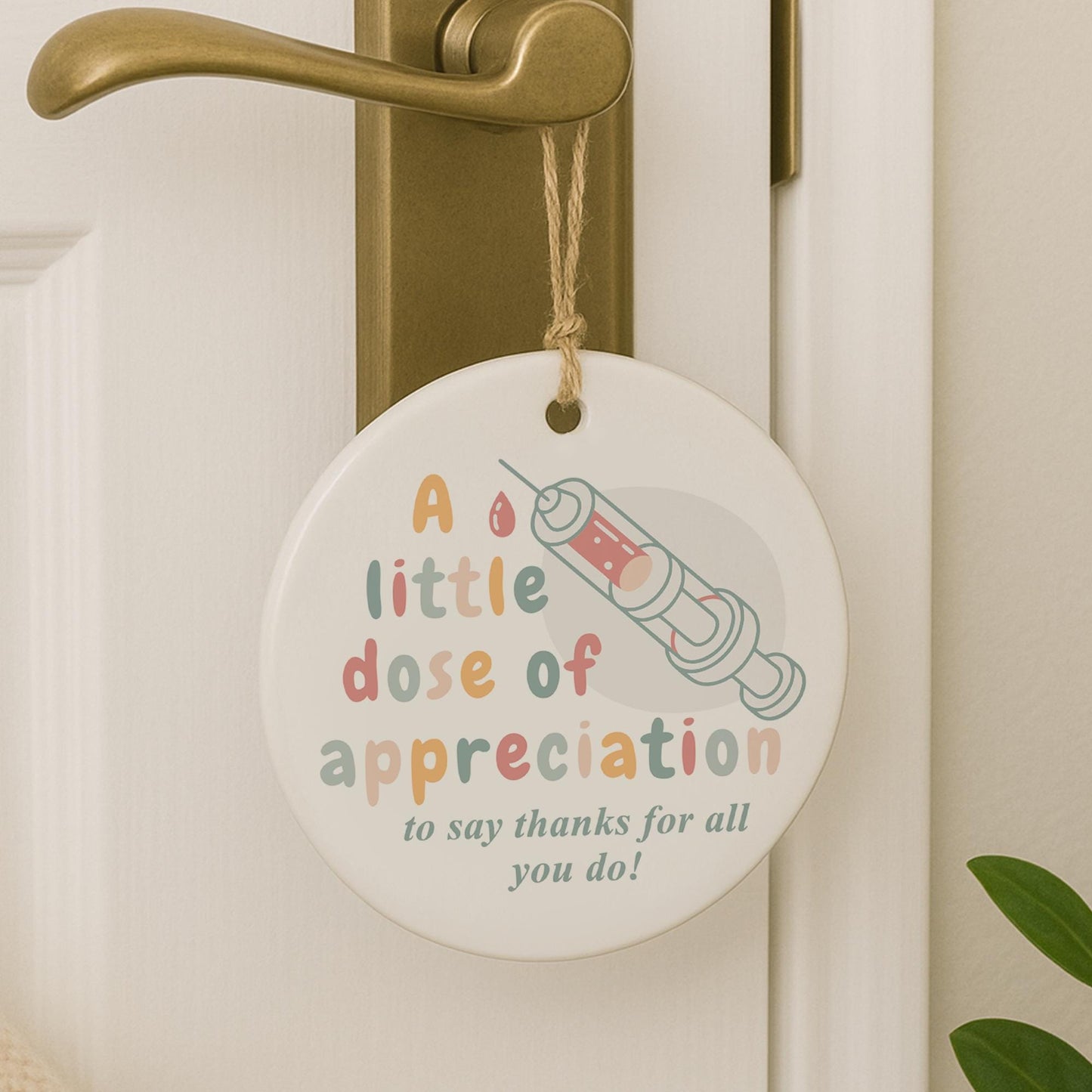 Nurse Thank You Gift Ornament  A Little Dose of Appreciation  NHS Thank You Gift