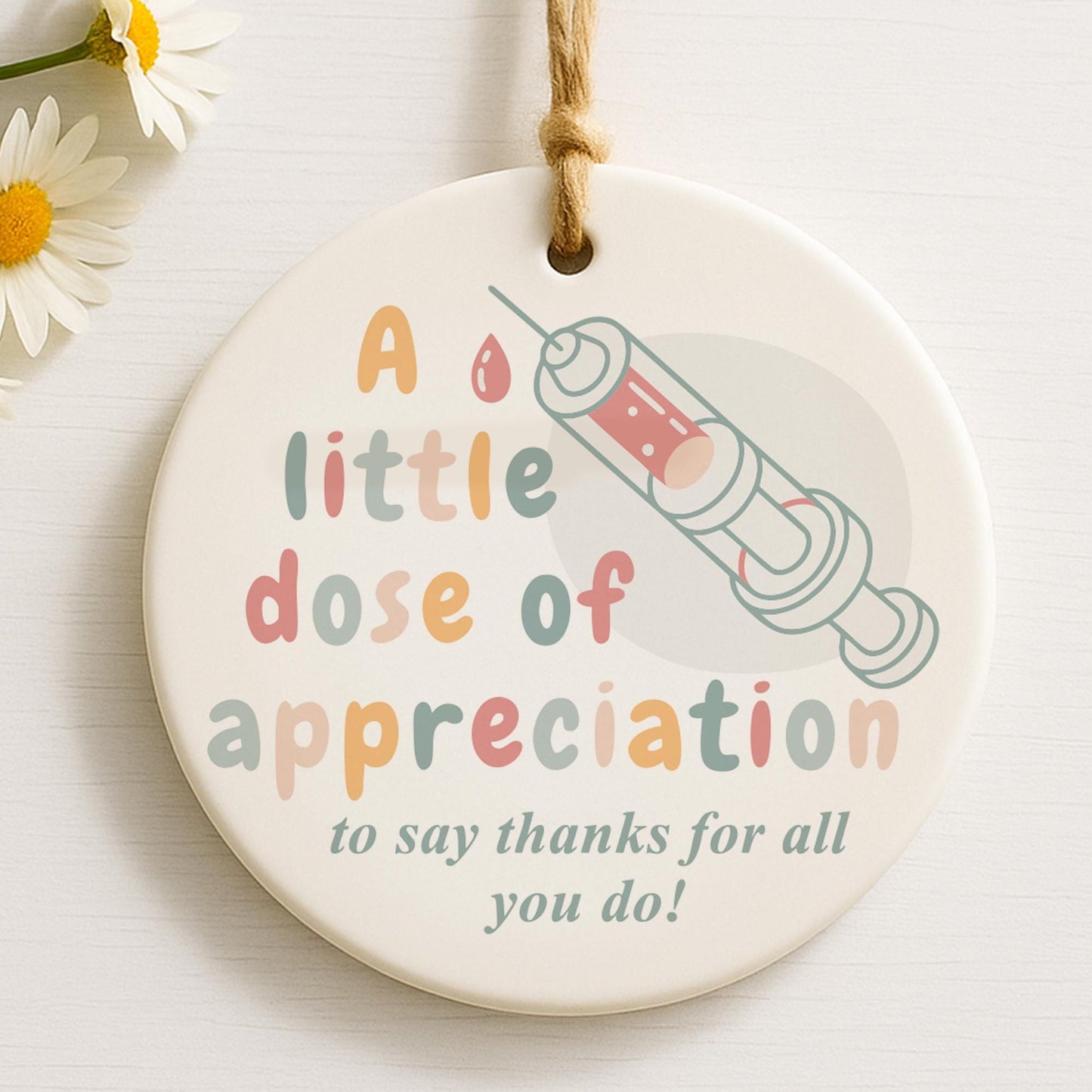 Nurse Thank You Gift Ornament  A Little Dose of Appreciation  NHS Thank You Gift