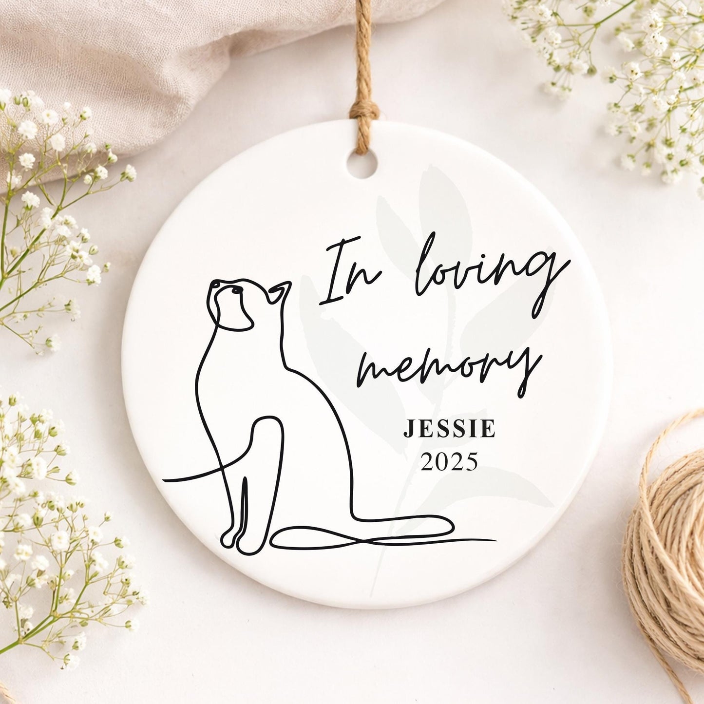 Personalised Cat Memorial Ornament In Loving Memory Pet Remembrance Keepsake  Sympathy Gift