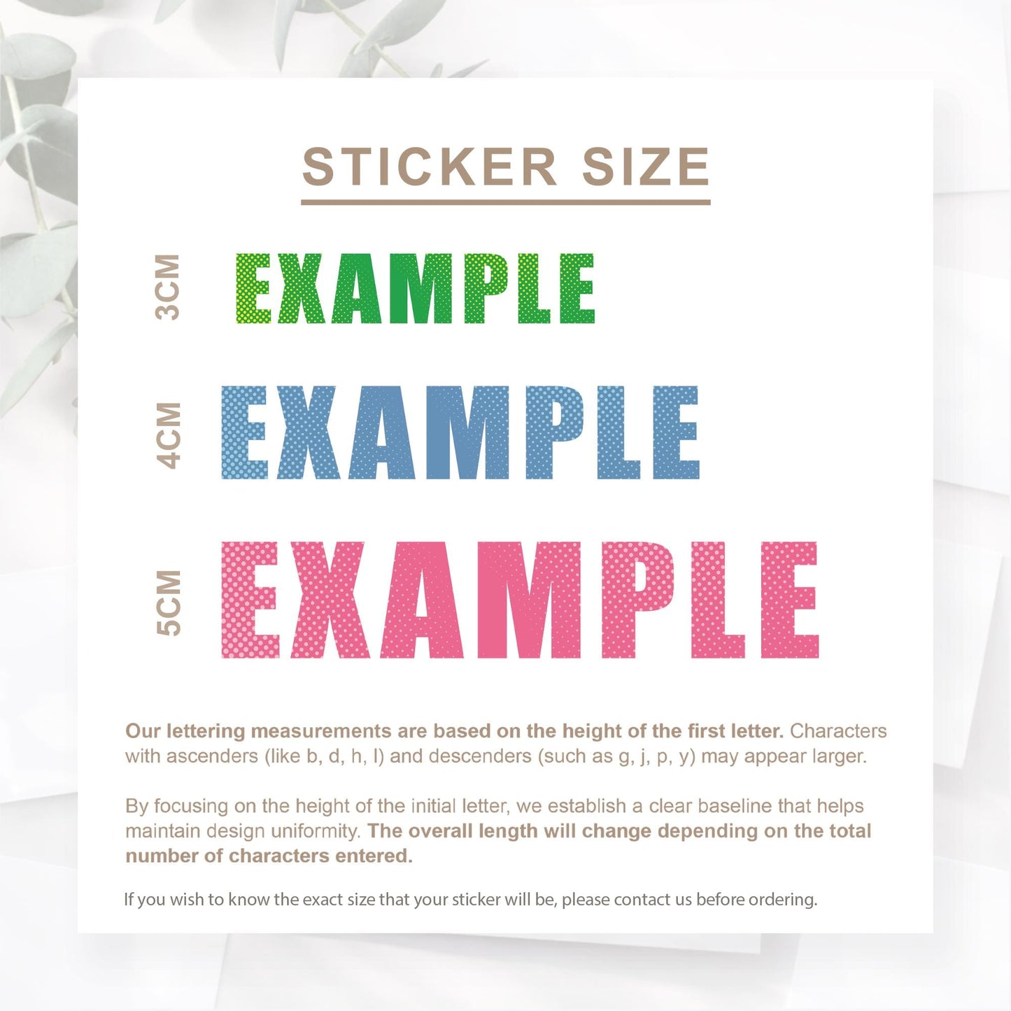 Personalised Name Sticker | Custom Colourful Halftone Vinyl Decal | Waterproof Bottle & Bike Name Label Lettering