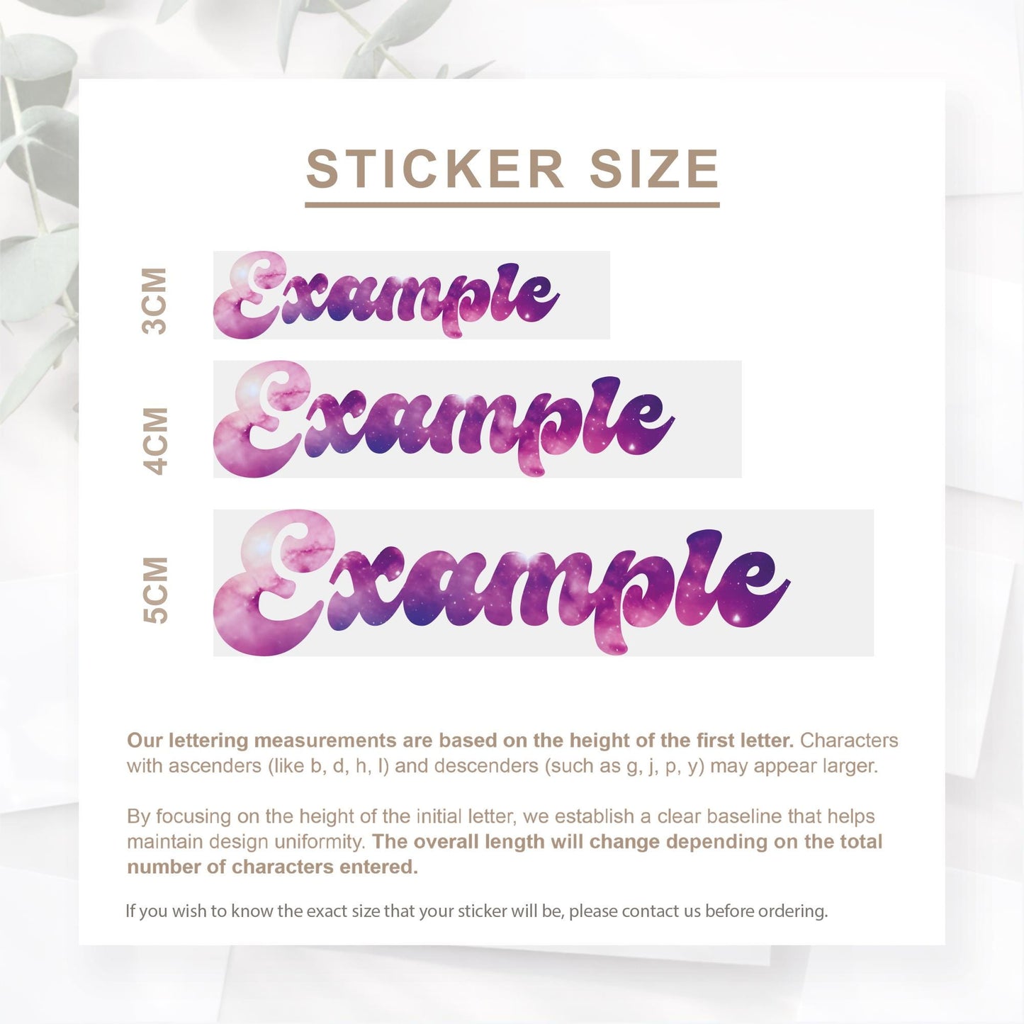 Personalised Name Sticker | Custom Galaxy Vinyl Decal | Aesthetic Waterproof Label for Laptop - Bottle - Lunchbox