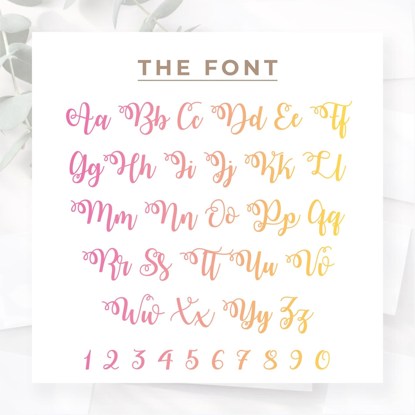 Personalised Name Sticker | Pink to Yellow Gradient Custom Vinyl Decal | Waterproof Label for Bottles Laptops & Tumblers