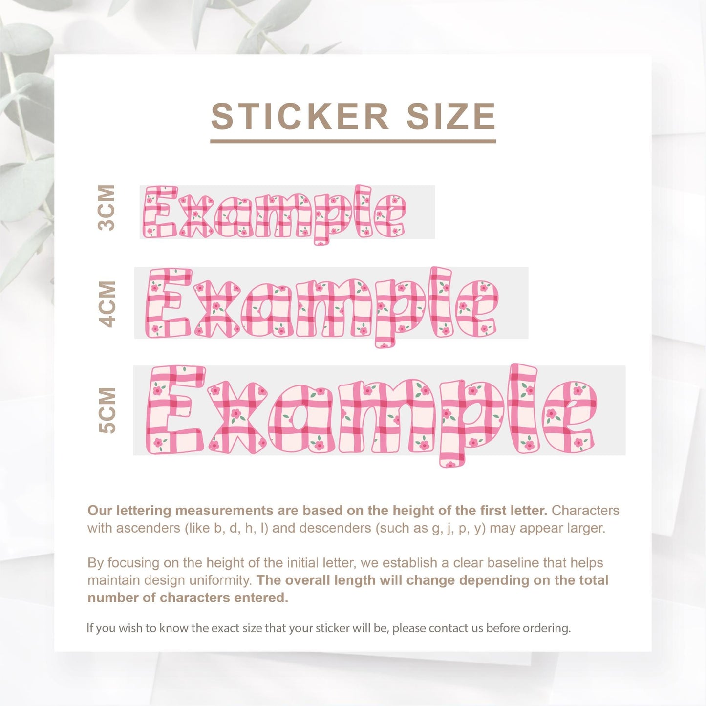 Personalised Coquette Name Sticker | Custom Pink Preppy Aesthetic Vinyl Decal for Bottle Phone Laptop