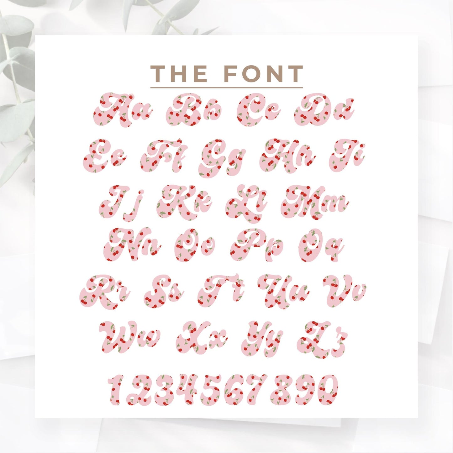 Personalised Cherry Name Sticker | Custom Vinyl Name Decal | Y2K Label for Water Bottles Laptops Phones