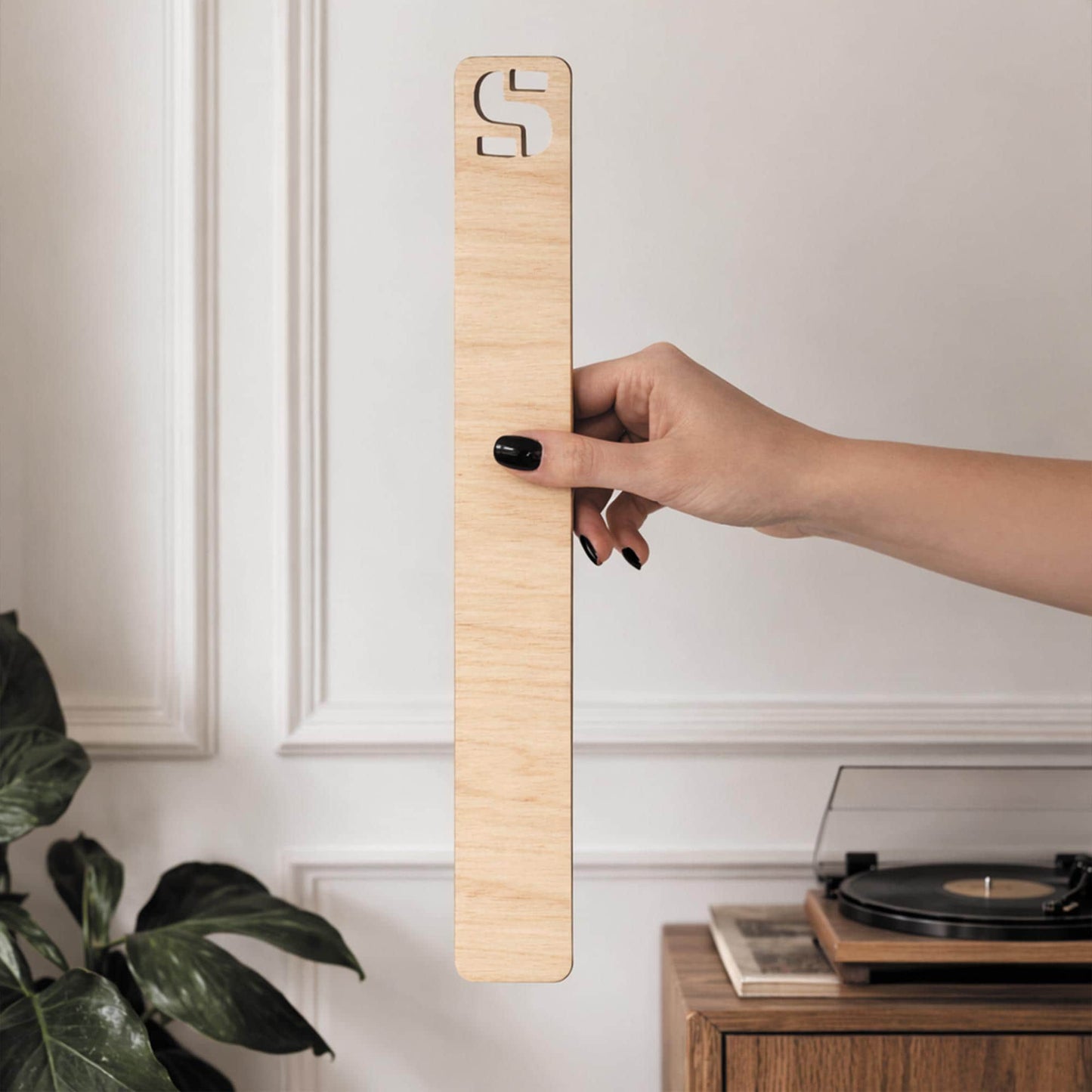 Vertical Vinyl Record Dividers for Crates | Wooden Alphabet LP Organisers | AZ Album Filing Tabs for Record Storage | Music Gift