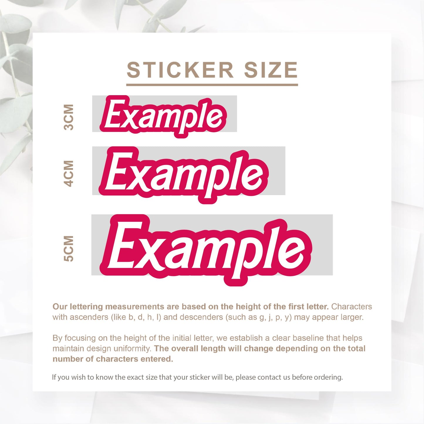 Personalised Pink Name Sticker | Custom Name Decal | Laptop Water Bottle Sticker | Cute Doll Style Name Sticker | Custom Vinyl Name Label