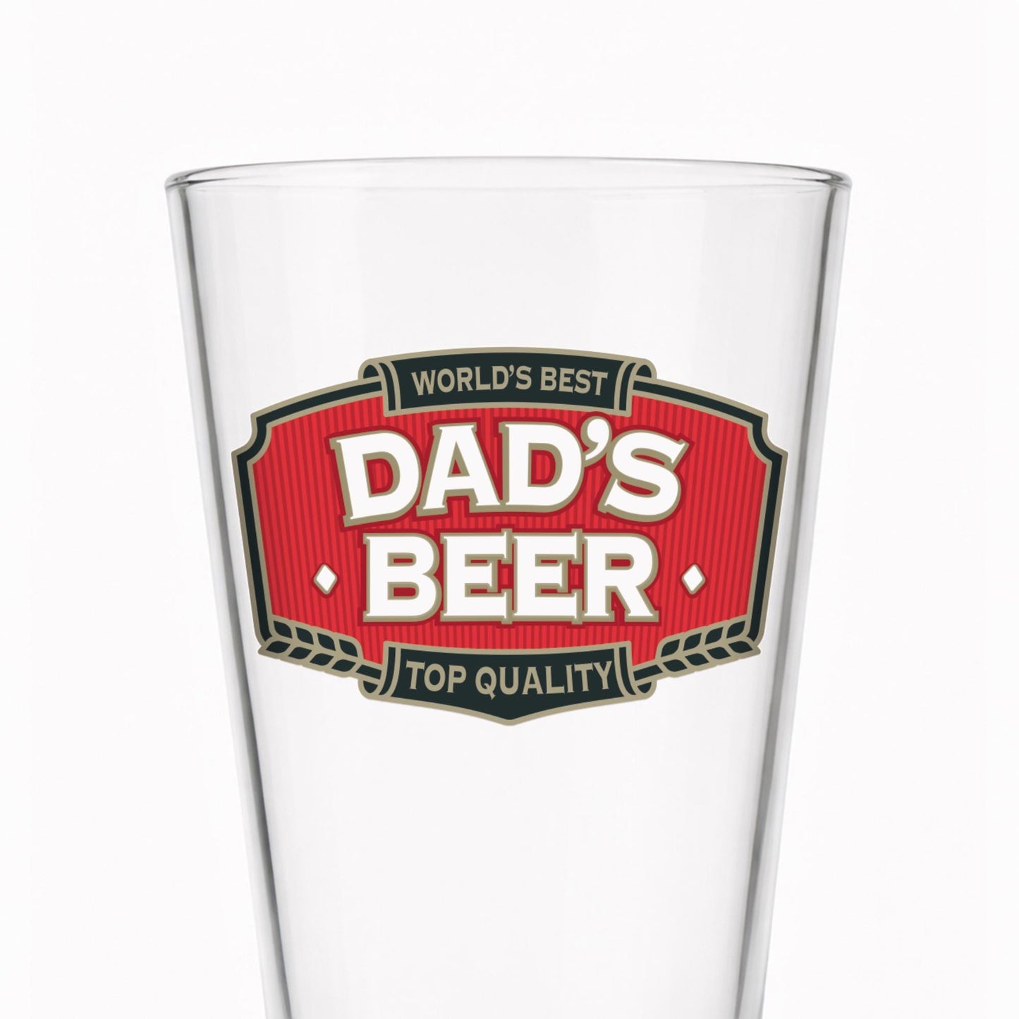 Dad's Beer Glass Sticker | Funny Dad Gift | Fathers Day Beer Glass Decal | Beer Lover Dad Present | Pint Glass Sticker | Gift for Him