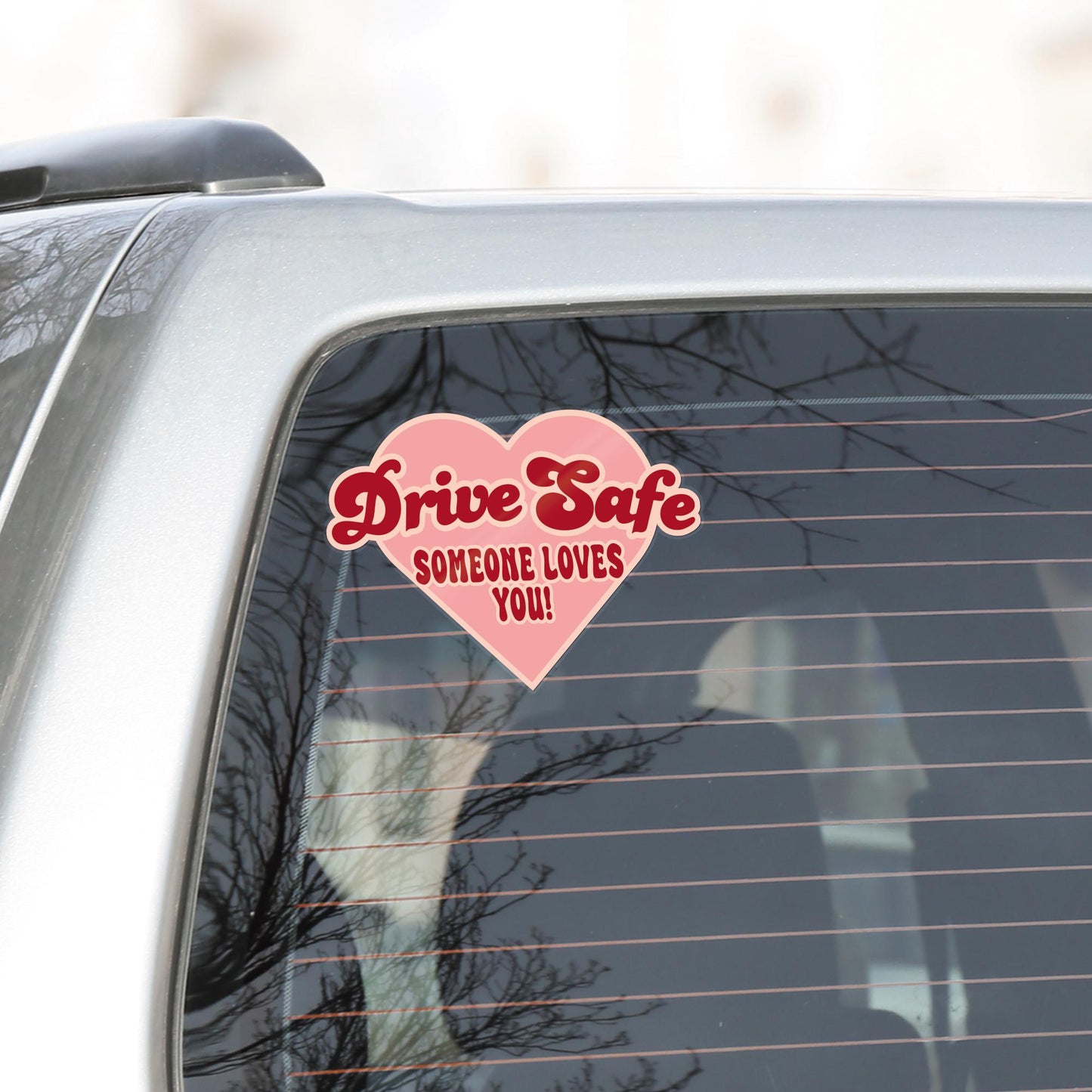 Car Sticker - Drive Safe Someone Loves You | Cute Quote Decal | Girly Car Accessory | Window or Bumper Sticker | Gift for Driver