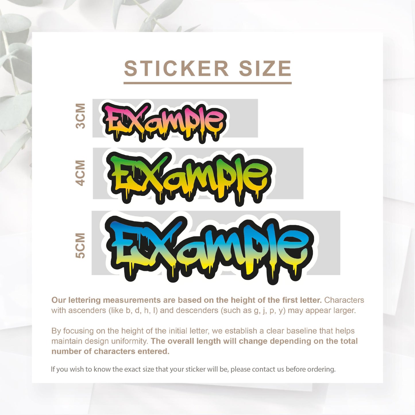 Personalised Graffiti Drip Script Name Sticker | Custom Vinyl Name Decal | Waterproof Kids Name Sticker | Bottle Laptop Bike Helmet Sticker