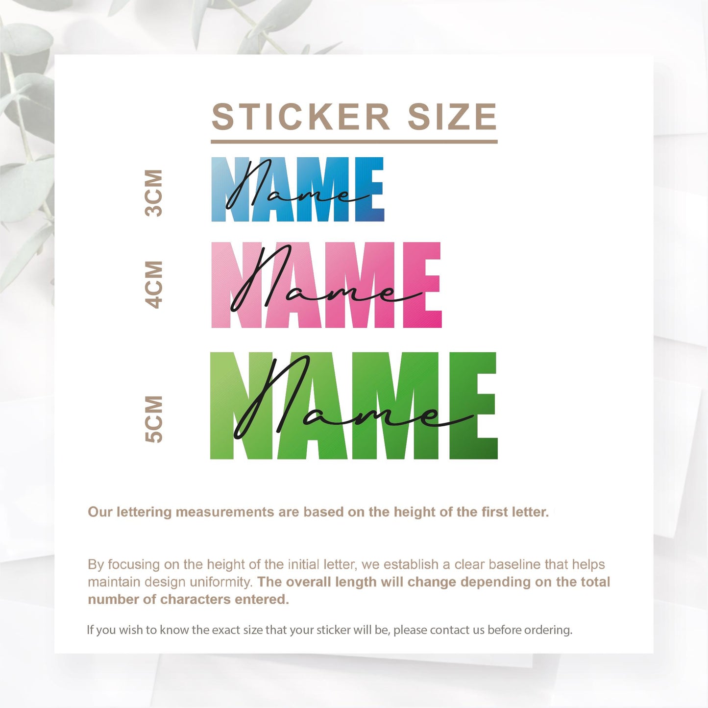 Personalised Name Sticker | Custom Vinyl Name Decal | Bottle Name Sticker | Script Overlay Name Label | Kids Name Sticker | Laptop Sticker