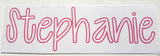 Large Personalised Name - Modern & Trendy Wall Sticker
